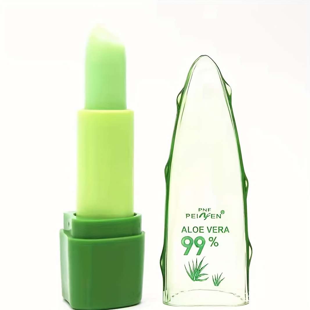Aloe Vera Lip Balm, Magic Temperature Color Change Lipstick