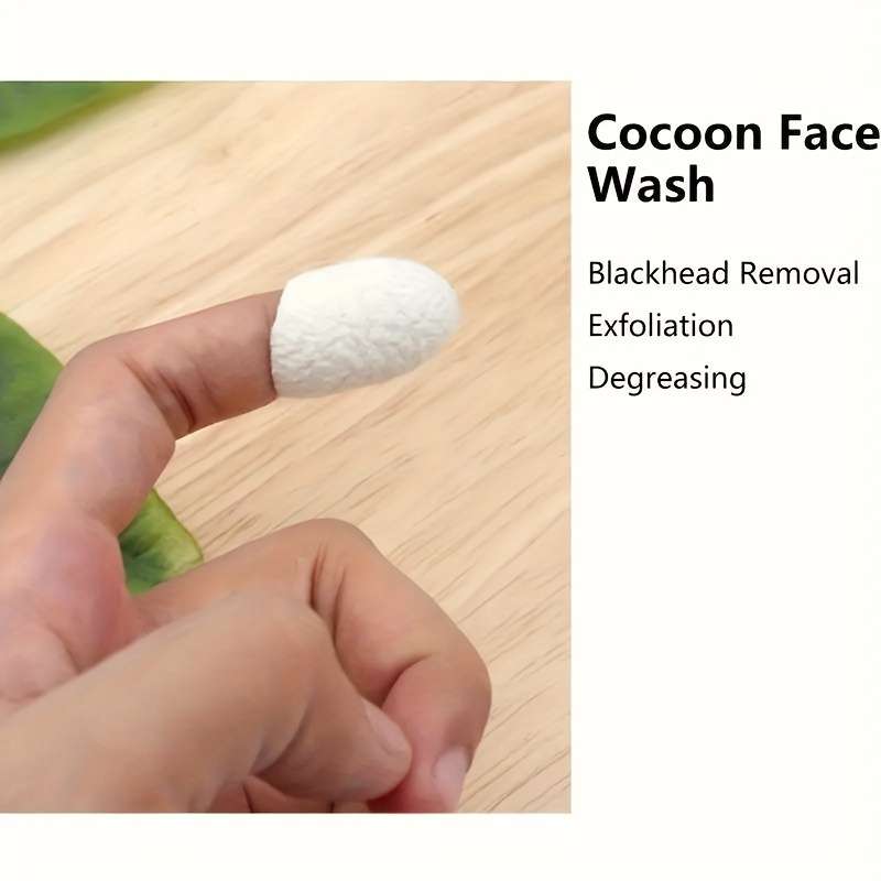 20pcs Natural Silk Balls Facial Cleaning Balls Skin Care Scrub Face Massage Exfoliate Tool For Face