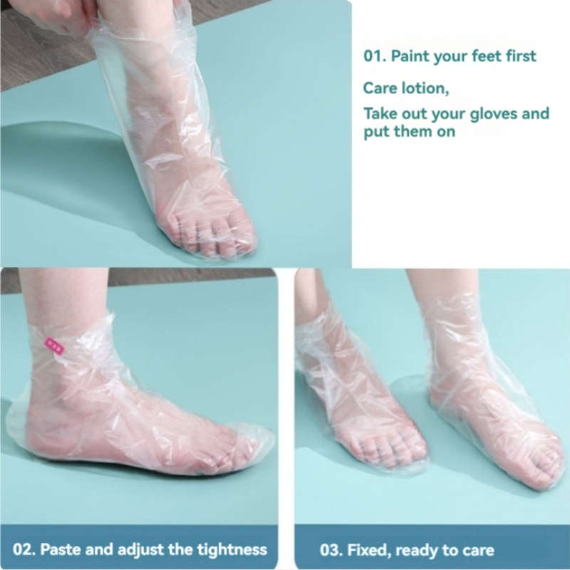 100pcs Moisturizing Solution With Disposable Foot  Mask