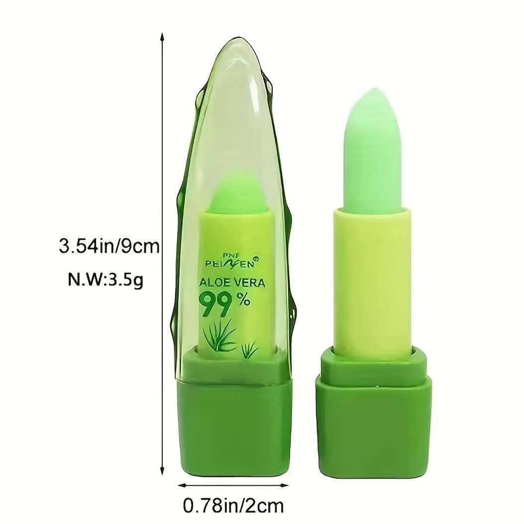 Aloe Vera Lip Balm, Magic Temperature Color Change Lipstick