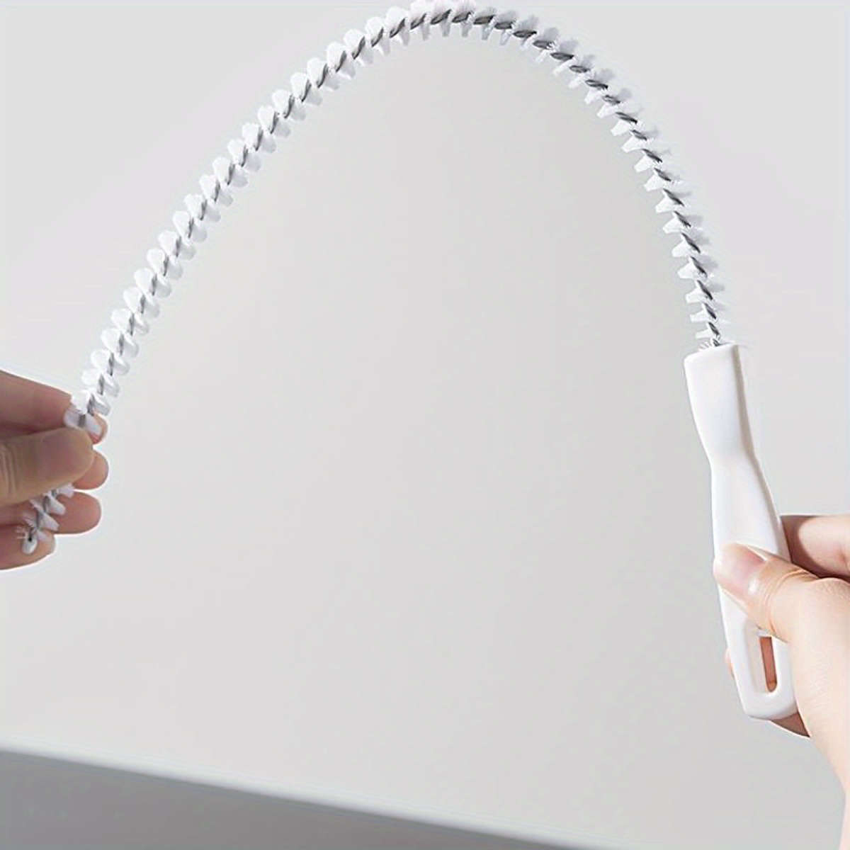 Drain Clog Remover Tool, Flexible Sink Snake Brush