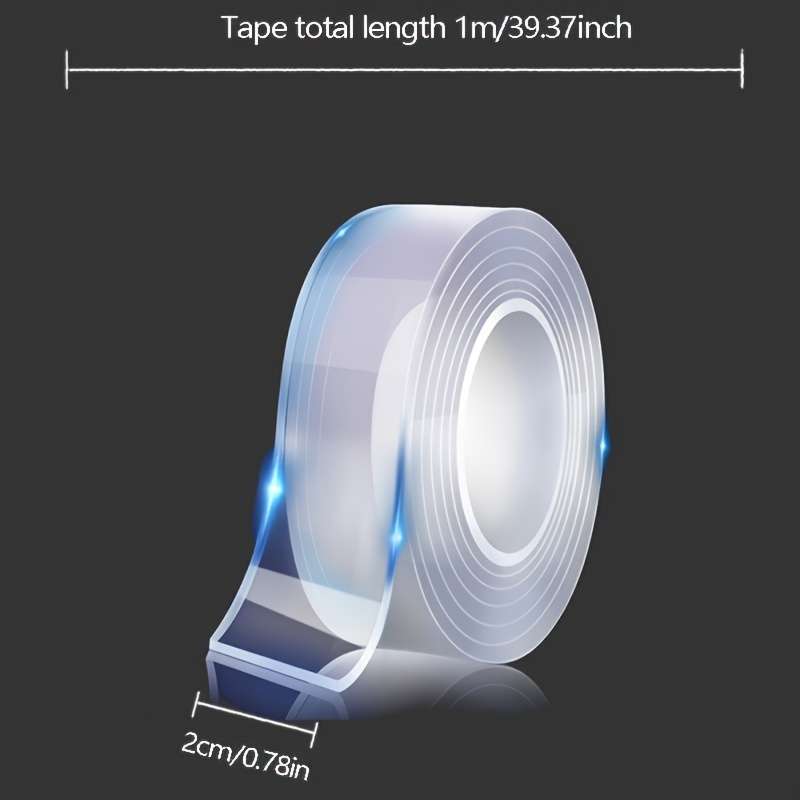 Ultra-Strong Dual-Sided Tape - Transparent
