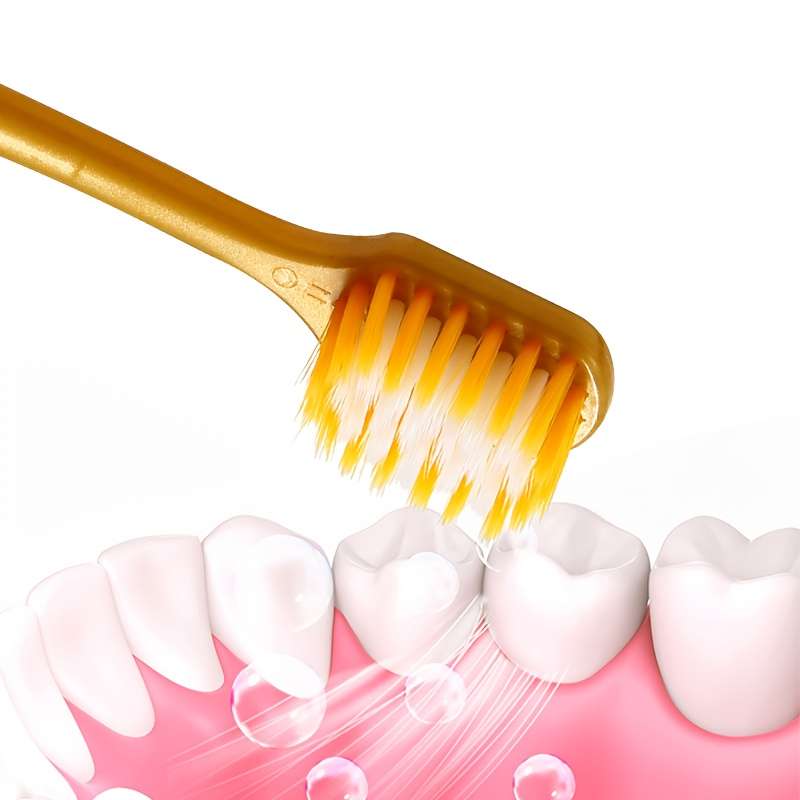 6pcs Premium Soft Bristle Toothbrushes For Adults - Ultra-Fine Fibers,