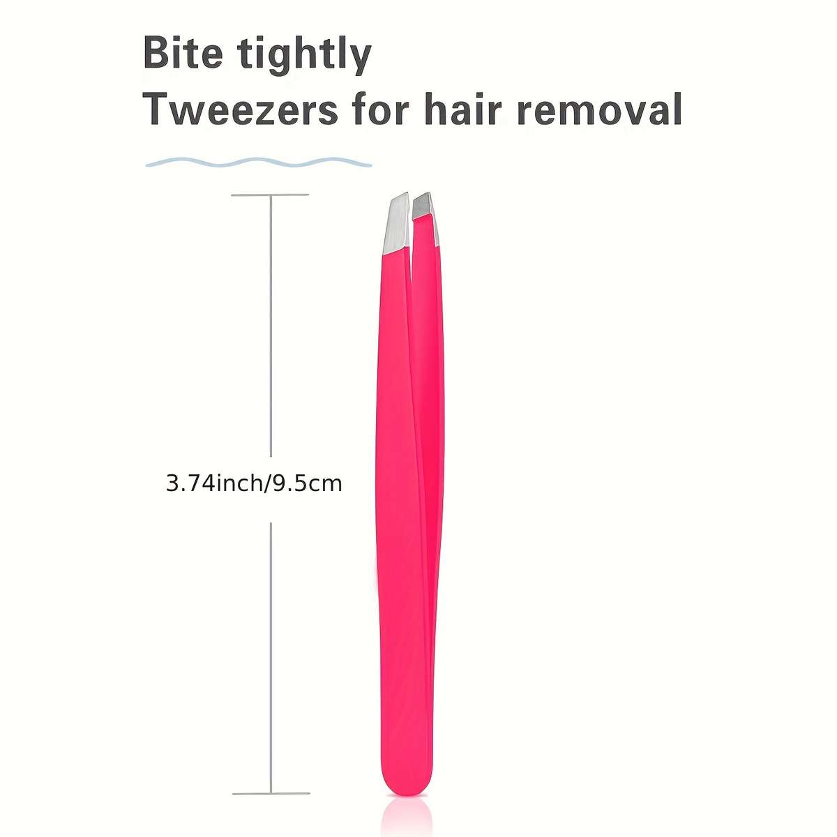 1X And 7X Magnification Makeup Mirror And Hair Removal Tweezers 2pcs Set