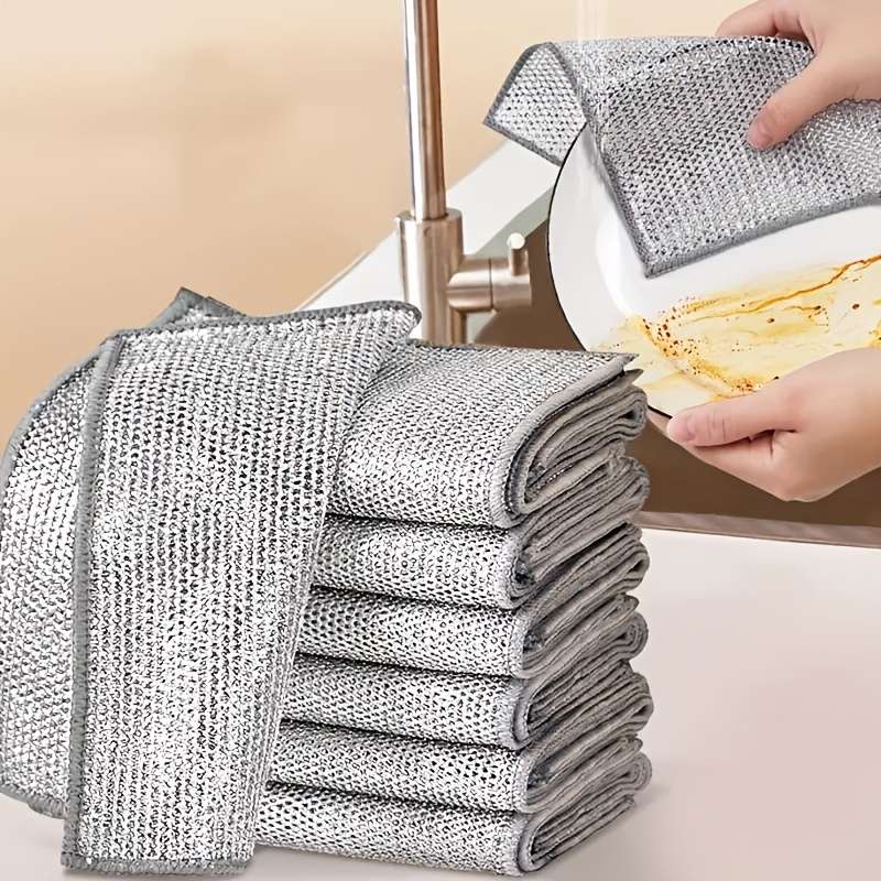 Pack Of 10pcs Multi-Functional Non-Stick Easy To Clean Rags