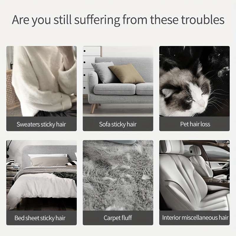 1pc Multi-Functional Reusable Pet Hair Remover,