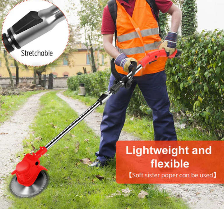 2pc Lawn Mower Plus Trimming Wheel Set, Perfect For Weeding And Gardening Tasks,