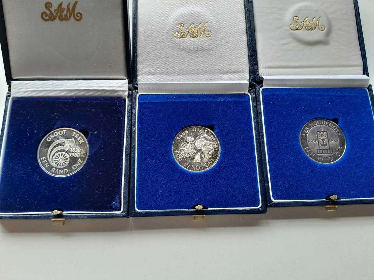 Proof Coins X3 ONE BID FOR ALL