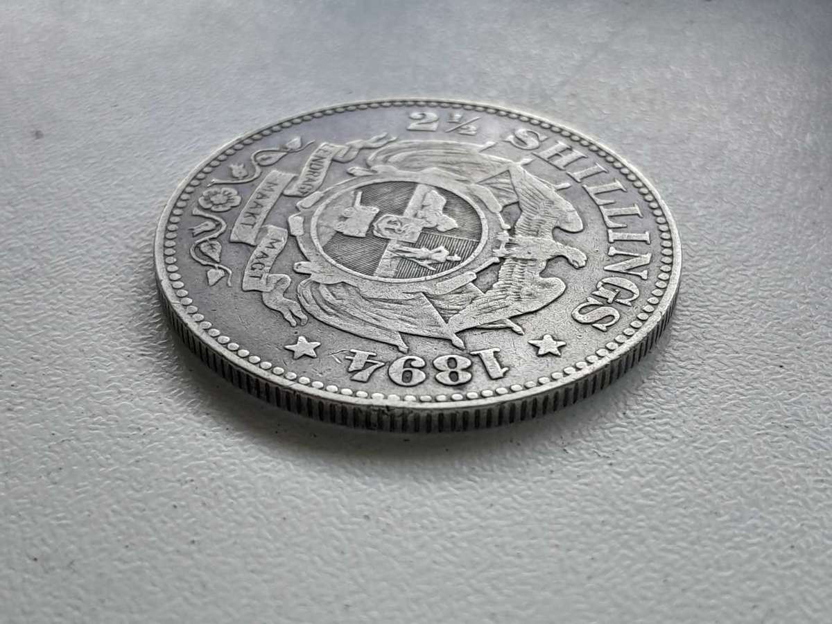 Paul Kruger 1894 2 1/2 Shillings