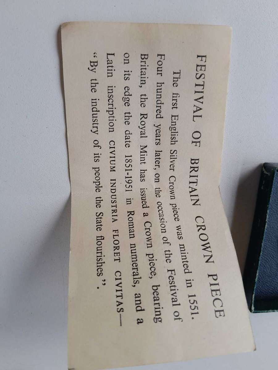 5 Shillings Festival of Britain