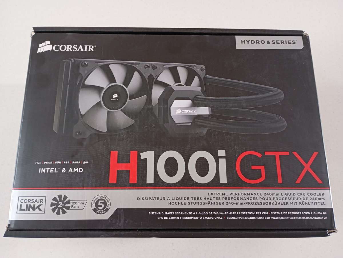 Corsair H100i GTX Liquid CPU Cooler