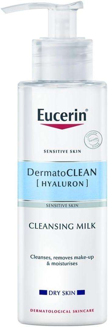 Eucerin DermatoClean Face Cleansing Milk, for Sensitive Skin, 200ml
