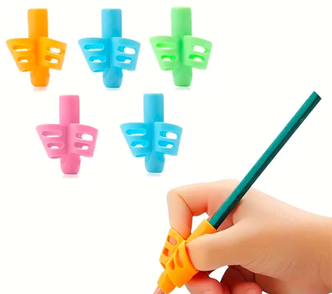 Pen / Pencil Grip Holder Ergonomic Design - 3 pack