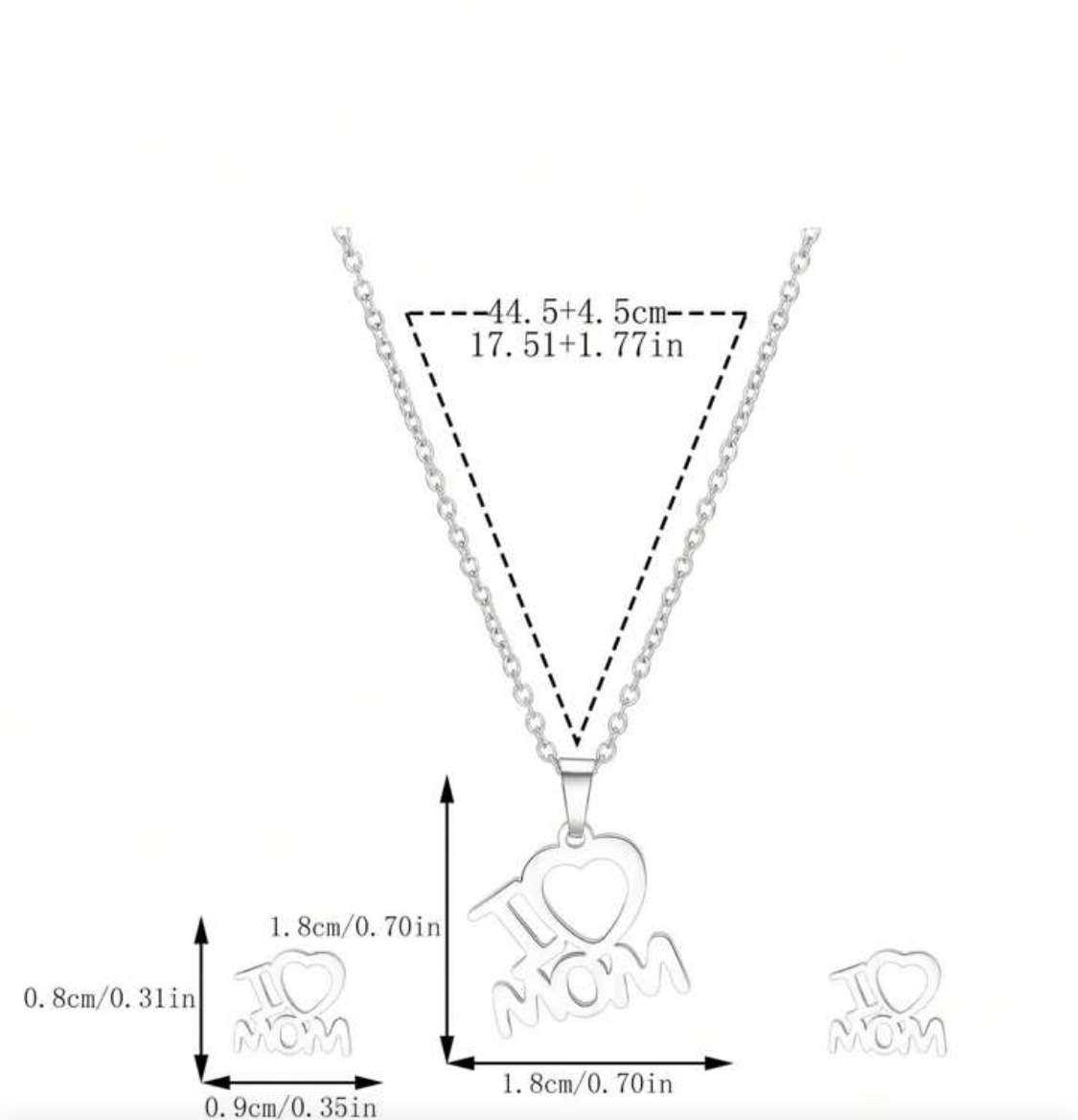 Mother's Day Jewellery Set Silver