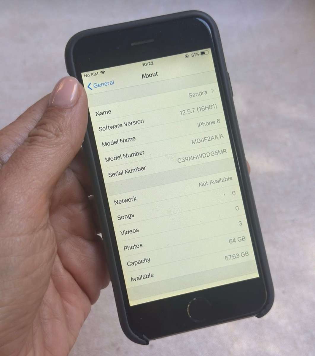 Apple iPhone 6 - 64gb silver