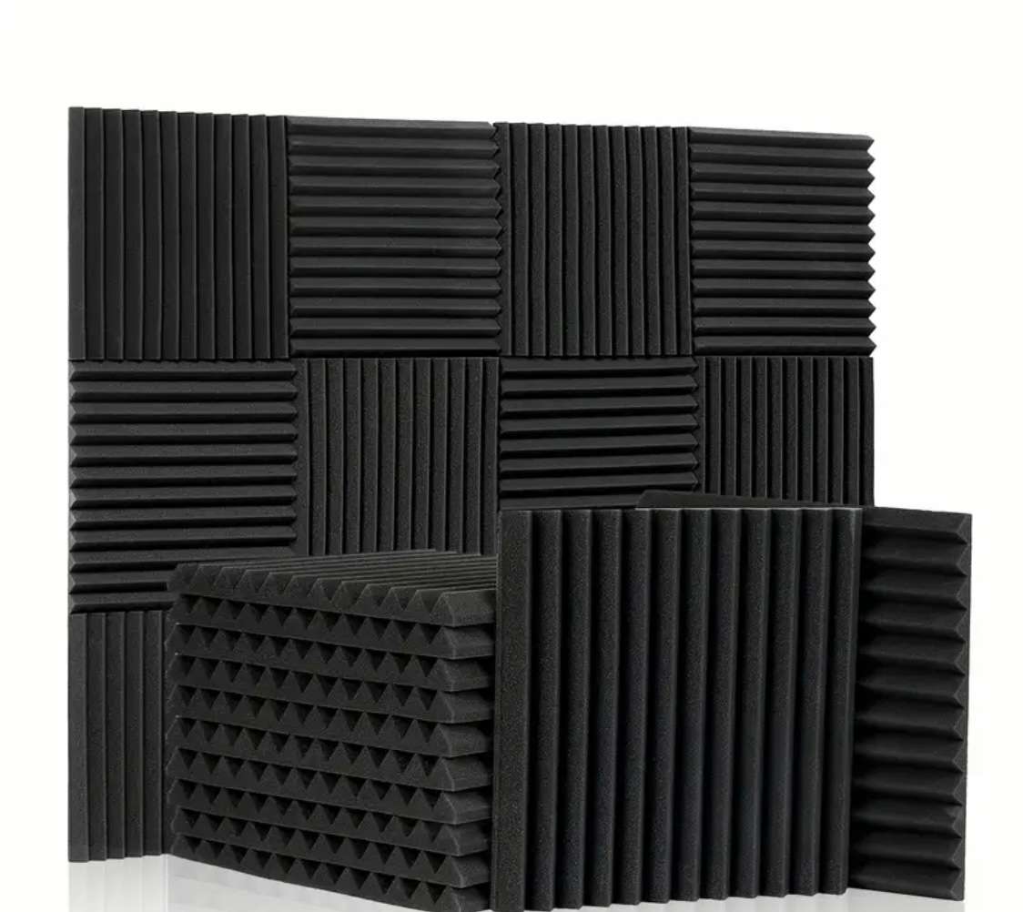 30x30cm Acoustic Panels Soundproofing - 20 Pack