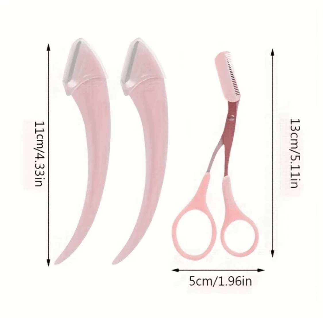 3Pcs Eyebrow Grooming Set