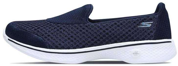 Skechers Women's Go Walk 4 Slip On Blue White 14145