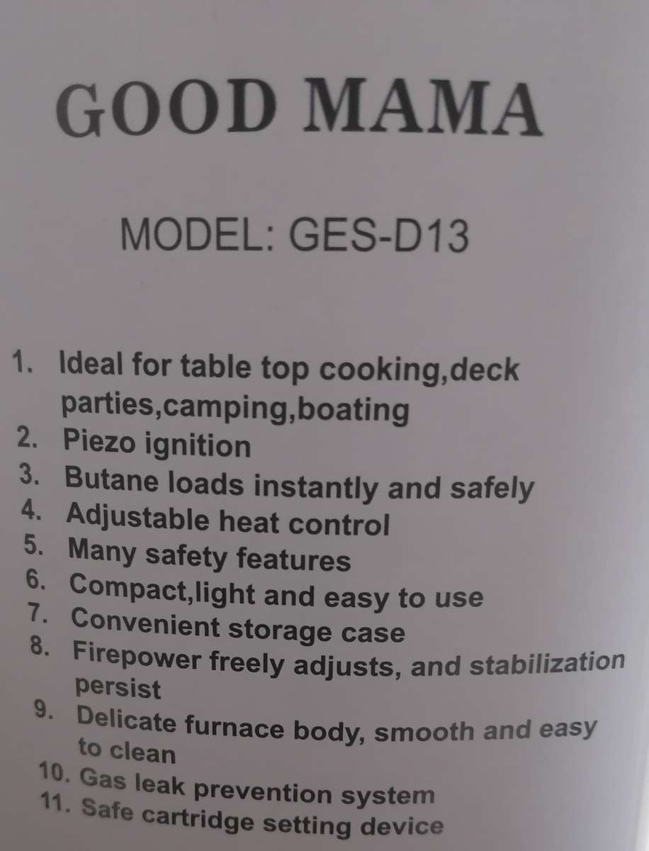 Portable Gas Stove + 2 Refills & Carry Case