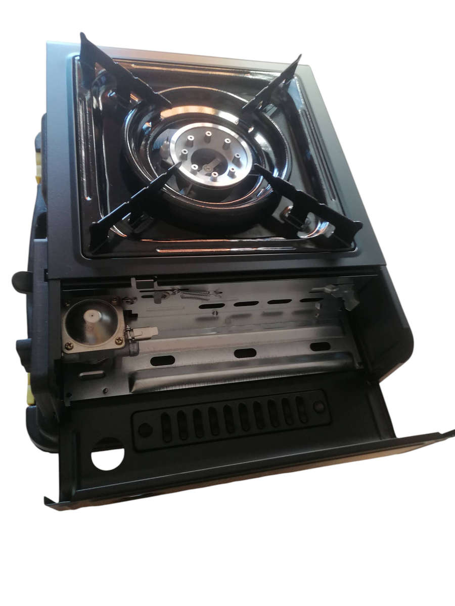 Camping Gas Stove + 4 Gas Bottles