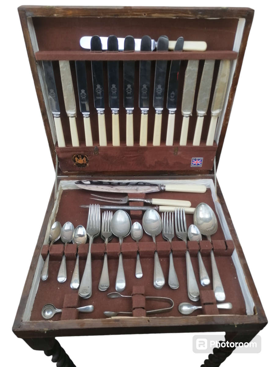 49 Piece All British Sheffield Cutlery Set