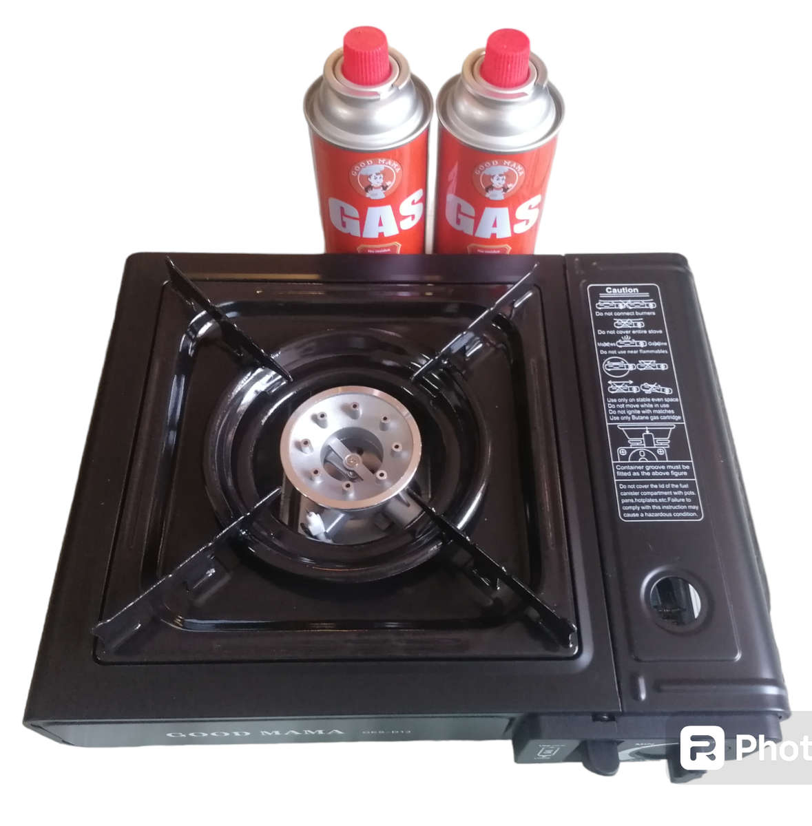 Portable Gas Stove + 2 Refills & Carry Case