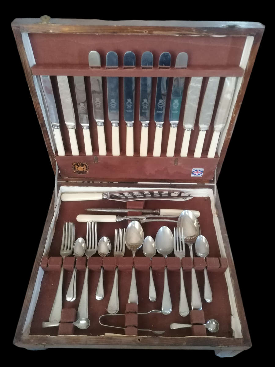 49 Piece All British Sheffield Cutlery Set