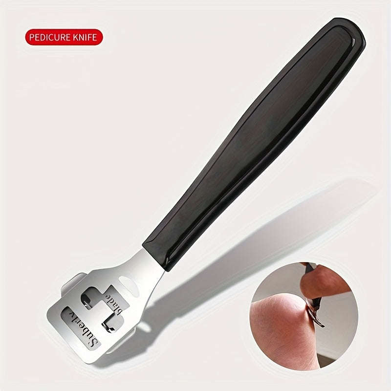 10 Pieces Stainless Steel Foot File Set - Professional Unscented Pedicure Tools For Dead Skin Remova