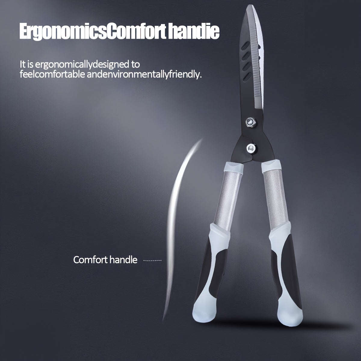 Modern 1-Pack Heavy Duty Pruning Shears With Non-Slip Handles, Metal Garden Pruning Shears For Fruit