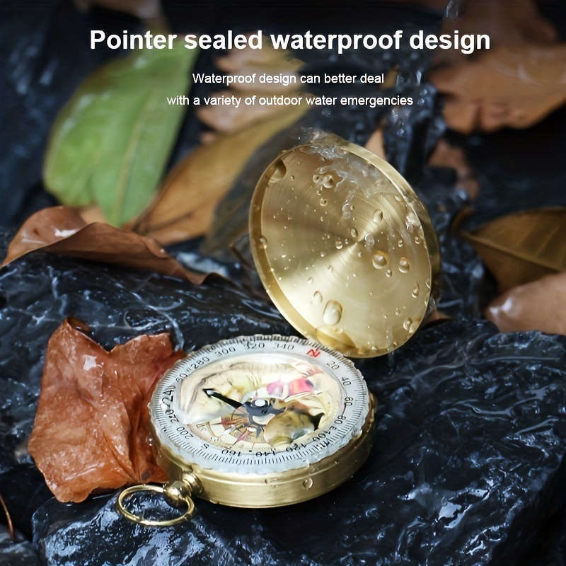 1 Copper Portable Illuminated Compass