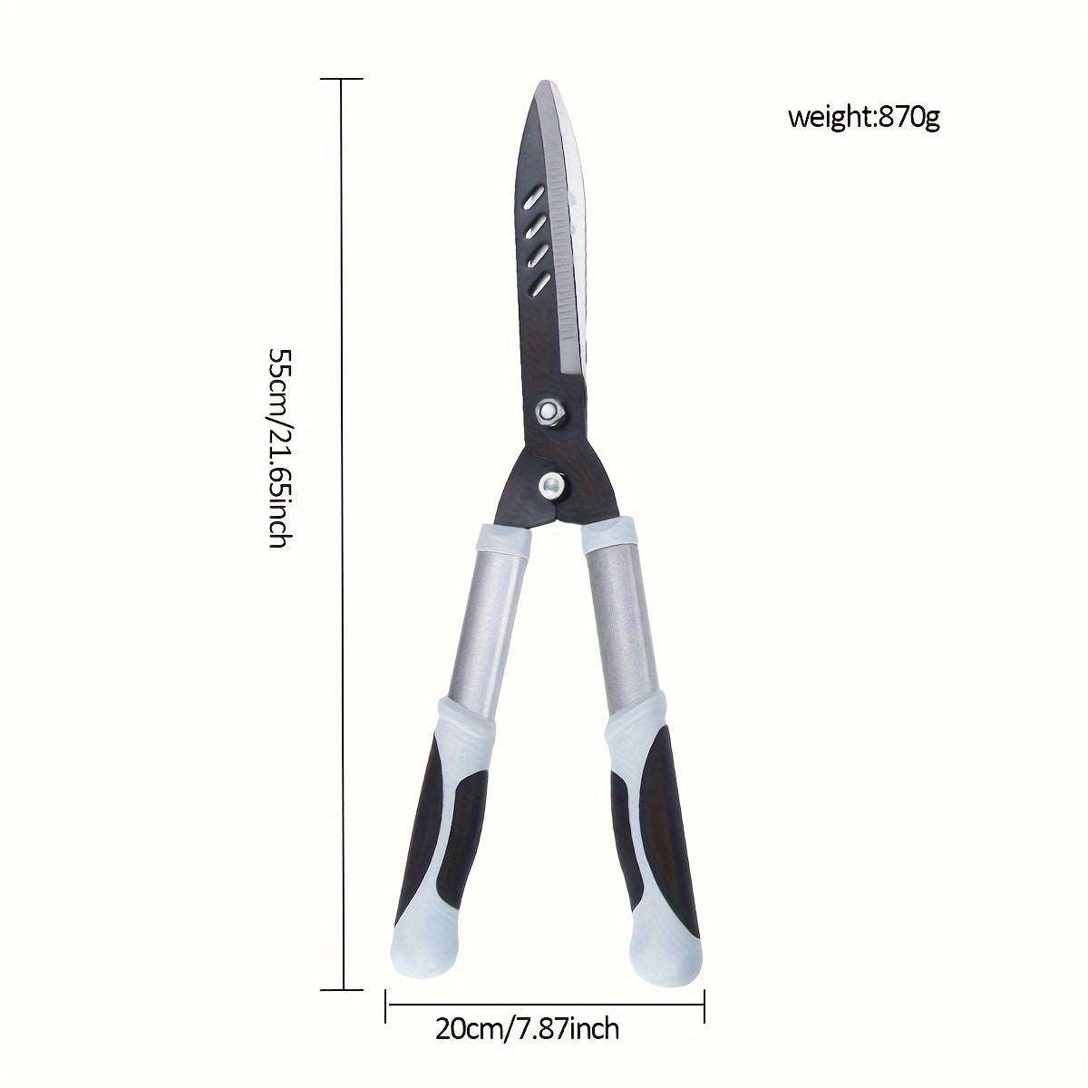 Modern 1-Pack Heavy Duty Pruning Shears With Non-Slip Handles, Metal Garden Pruning Shears For Fruit