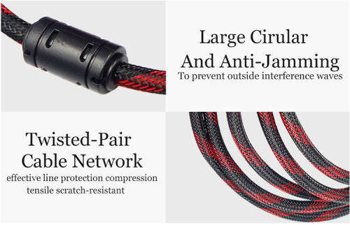 Portable 5m Hdmi Cable v1.4 Gold High Speed Hdtv Uhd Hd 2160p 4K 3D