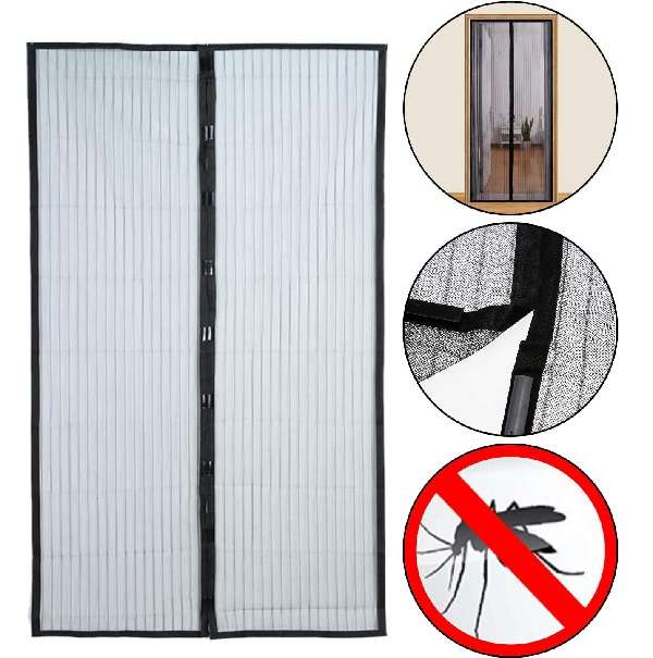 Insect Nets & Repellents - Magnetic Insect Screen (With Tape) 100cm x ...