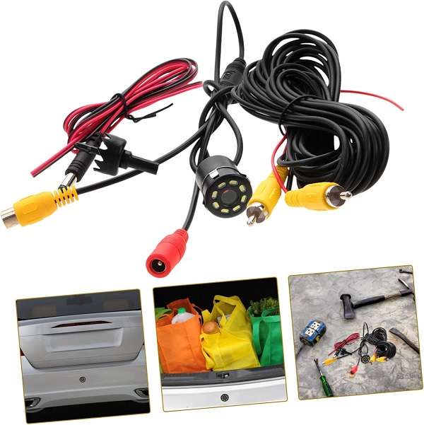 Portable Car Rear View Camera Night Vision Reverse Automatic Parking Camera Waterproof Hd