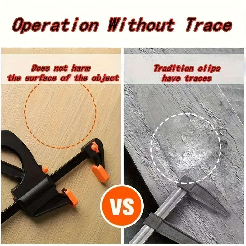 Convenient 6-Piece Set Of Quick Release F-Clamps