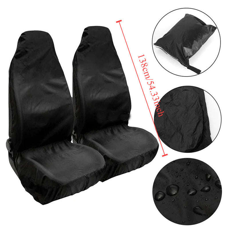 Convenient Waterproof Black Car Seat Cover