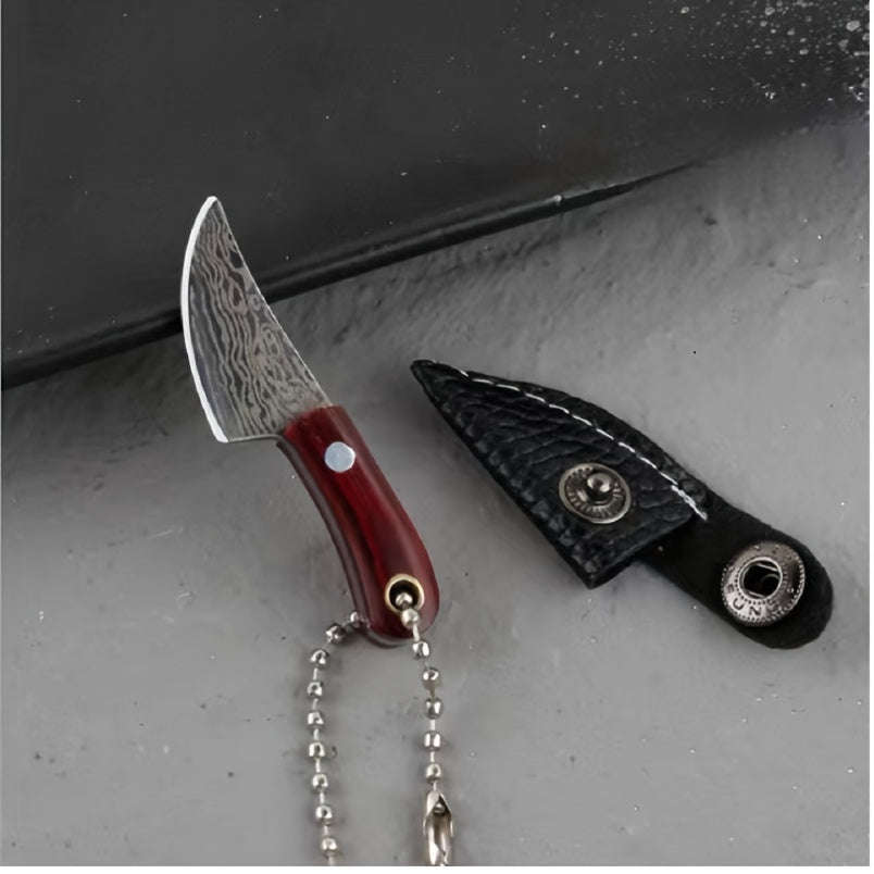 Mini Stainless Steel Keychain Knife With Cover
