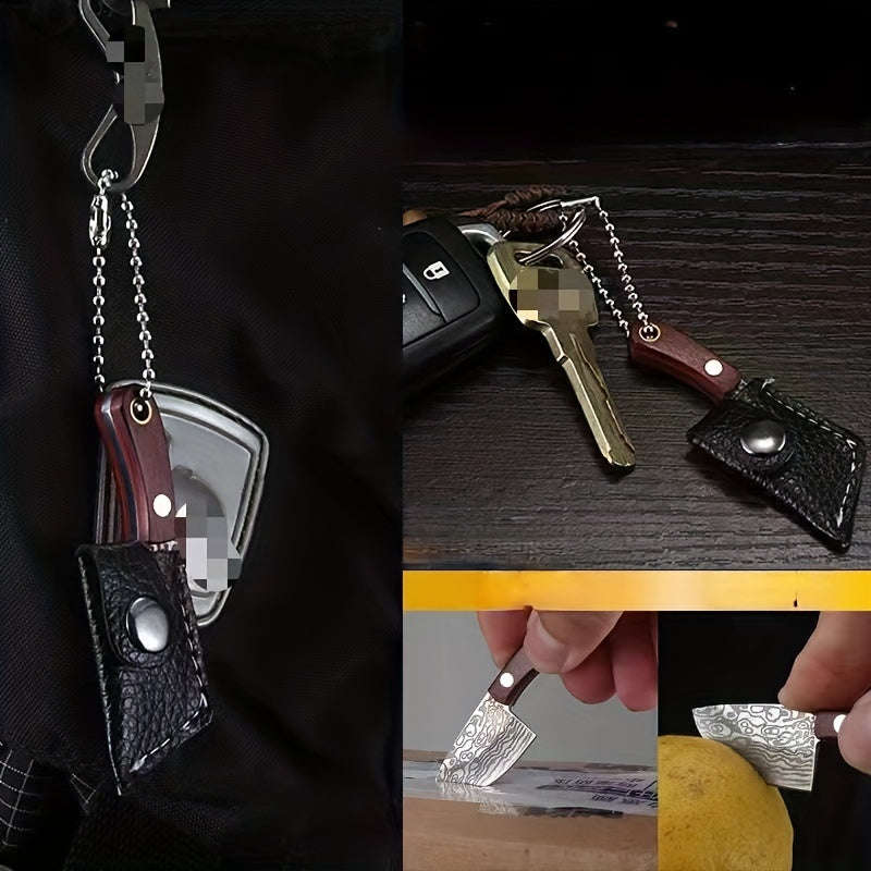 Mini Stainless Steel Keychain Knife With Cover