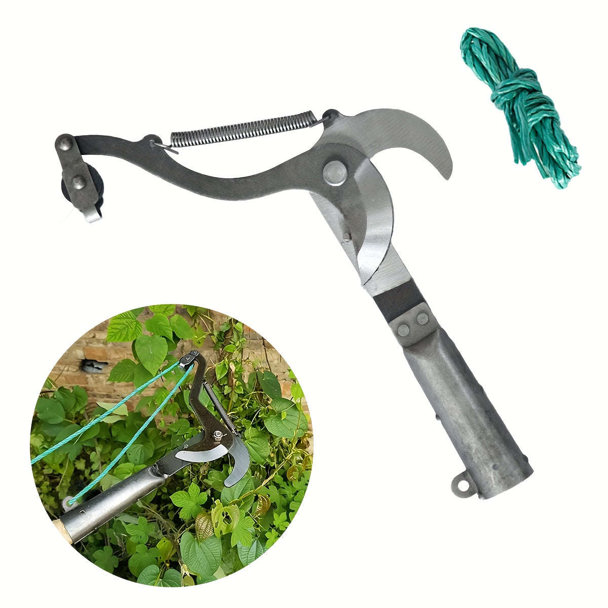 Cordless Pruning Shears With Pulley Design And Rope