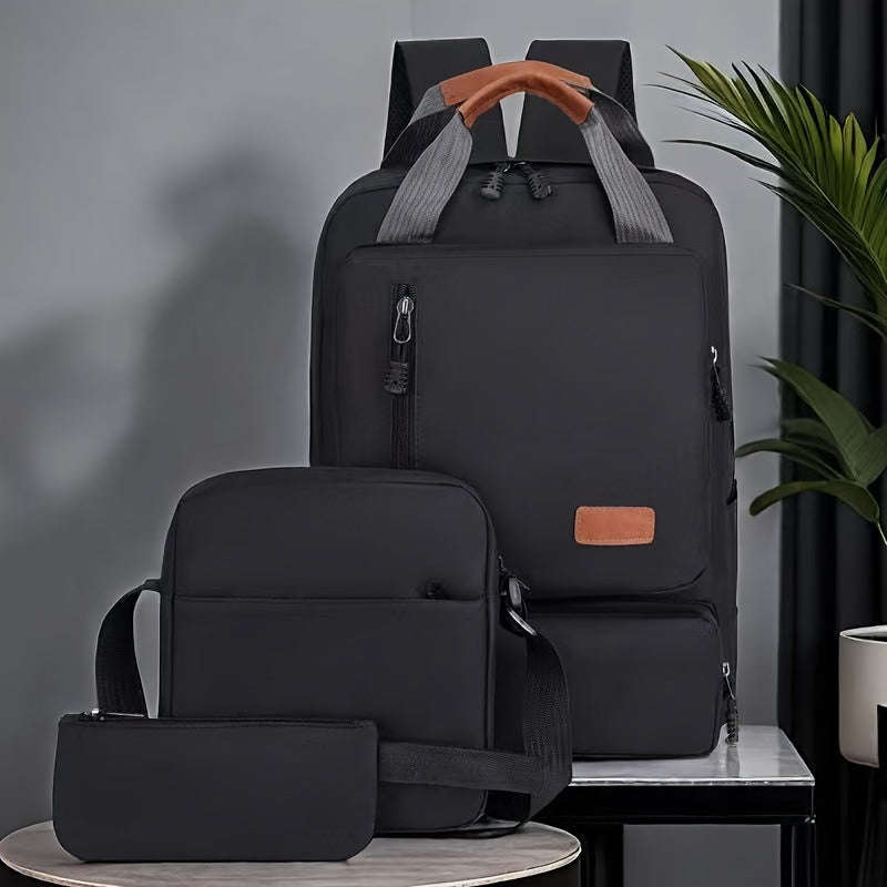 3-Piece Backpack Set For Men