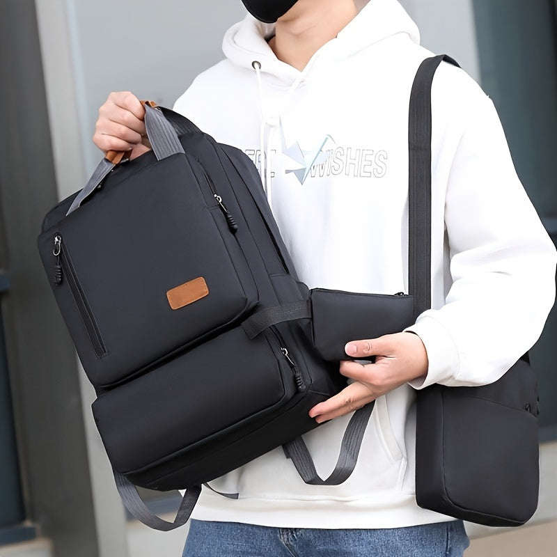 3-Piece Backpack Set For Men
