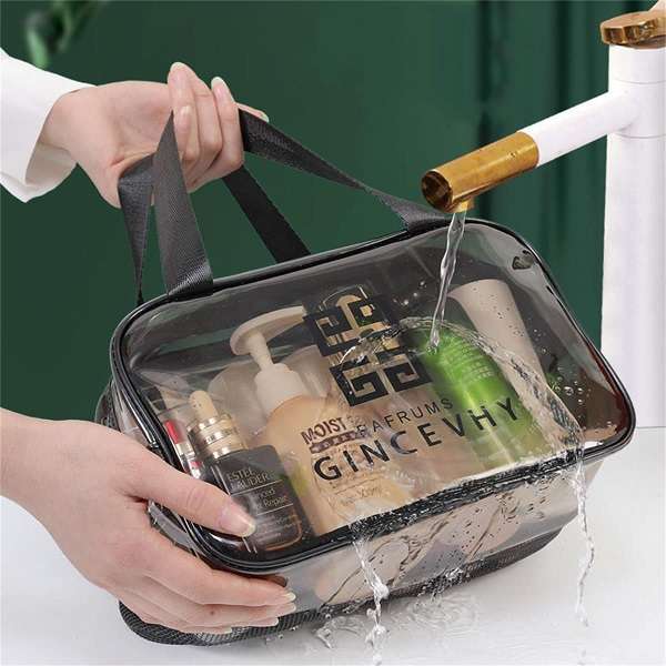 Portable Transparent Cosmetic Bag