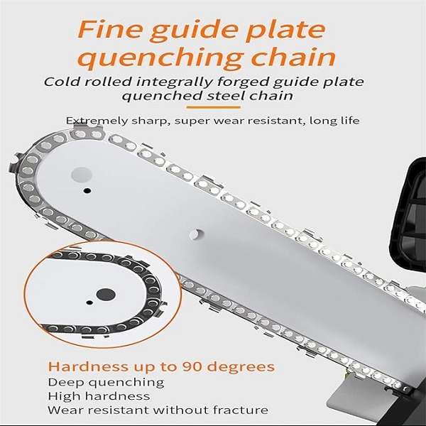 Cordless Electric Chain Saw 2 x 25V 15000mah Batteries