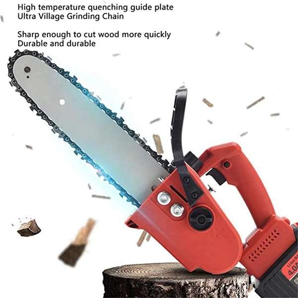 Cordless Electric Chain Saw 2 x 25V 15000mah Batteries
