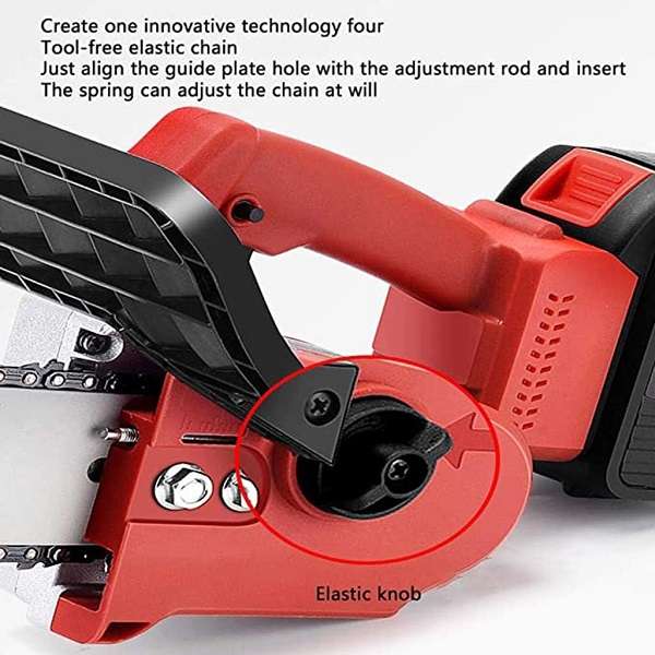 Cordless Electric Chain Saw 2 x 25V 15000mah Batteries