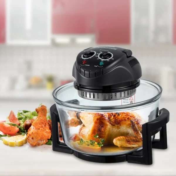 3500W 12L Large Capacity Glass Air Fryer