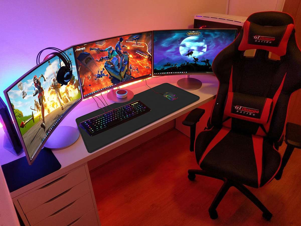 Mouse Pad With Stitched Edge