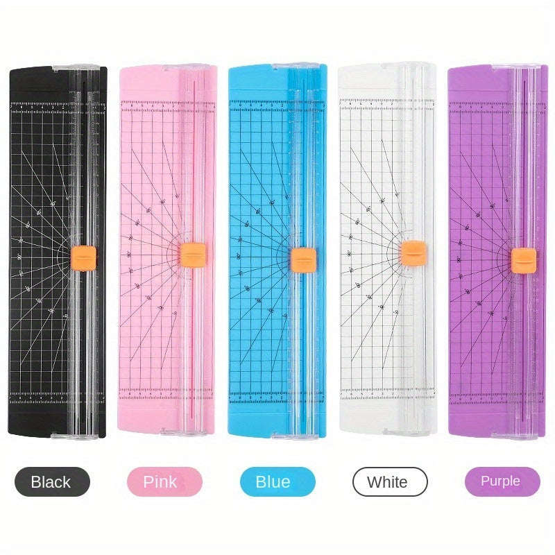 Portable A4 Paper Cutter With One-Way Blade - Perfect For Everyday Office Use