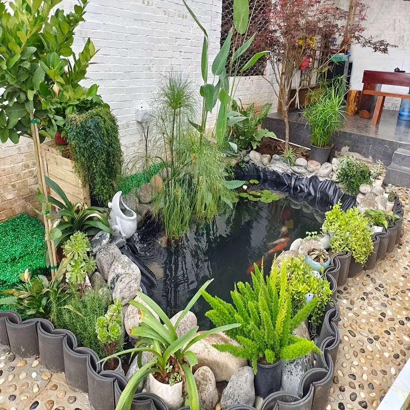 1 Pack Heavy Duty Pond Membrane Liner - Create a Stunning Garden Water Feature - Durable, Waterproof