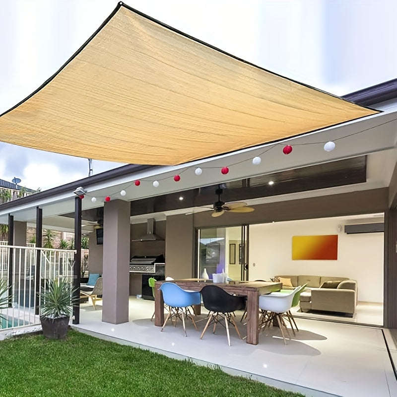 Beige Sunshade Net - Uv Resistant,